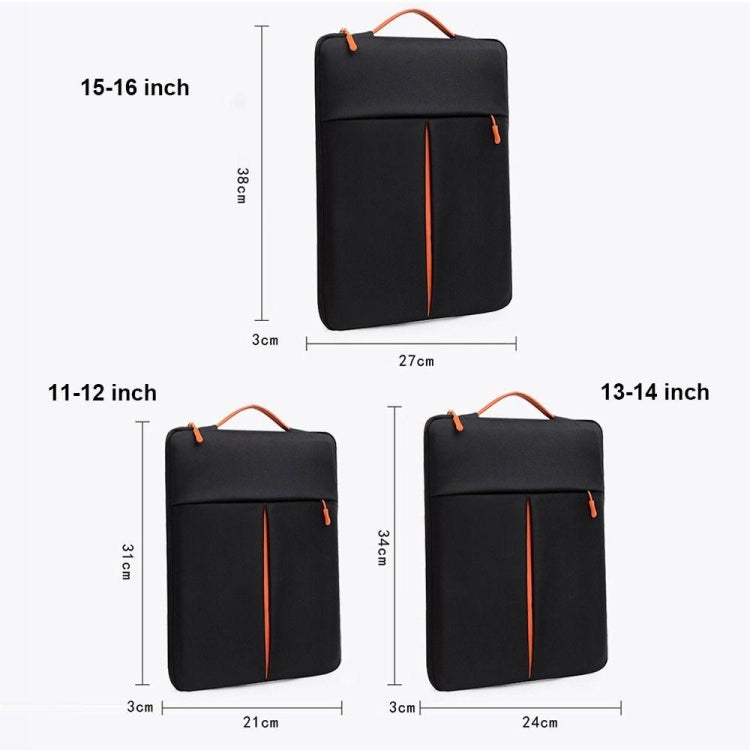 11-12 Inch Portable Laptop Sleeve Bag Travel Carry Case Cover(Grey)