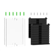 Game Card CD Disk Storage Bracket Wall Mounted Storage CD Case(Black)