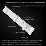 AOSOR AL300 Computer Glow Line ARGB Neon Cable Motherboard Chassis Light Strip Light Board Decoration(White)