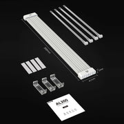 AOSOR AL300 Computer Glow Line ARGB Neon Cable Motherboard Chassis Light Strip Light Board Decoration(White)