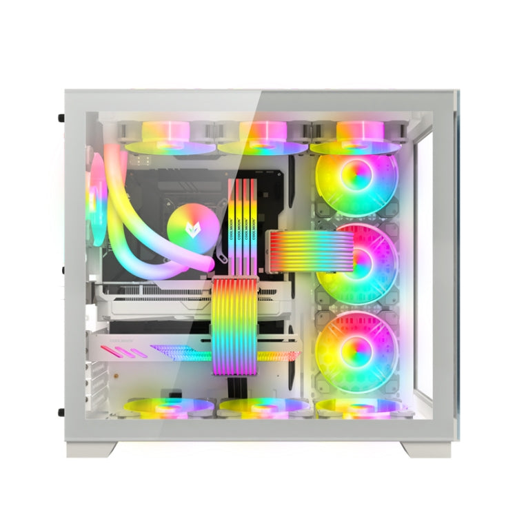 AOSOR Al200 Neon Cable Computer Motherboard Graphics Card Glow Board Power Supply Line Decoration(White)