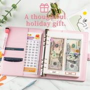 25sheets /Set A5 6 Holes Save Money Challenge Envelopes Replacement Inner Page, Spec: Set 2