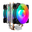 COOLMOON Frost Double Copper Tube CPU Fan Desktop PC Illuminated Silent AMD Air-Cooled Cooler, Style: P22 Magic Moon Edition Double Fan - free shipping - PMC TechLife - Order now!