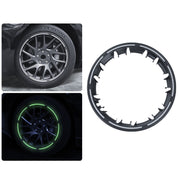 For 2024 Tesla Model 3 Half Hemming Luminous Hubcaps(4pcs/ Set)