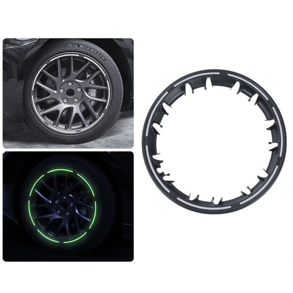 For 2024 Tesla Model 3 Half Hemming Luminous Hubcaps(4pcs/ Set)