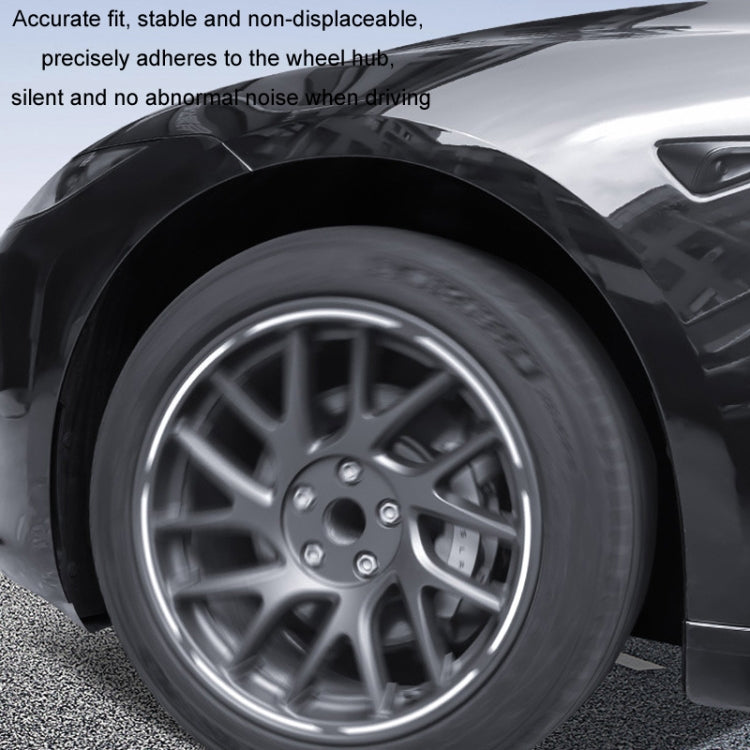 For 2024 Tesla Model 3 Half Hemming Luminous Hubcaps(4pcs/ Set)