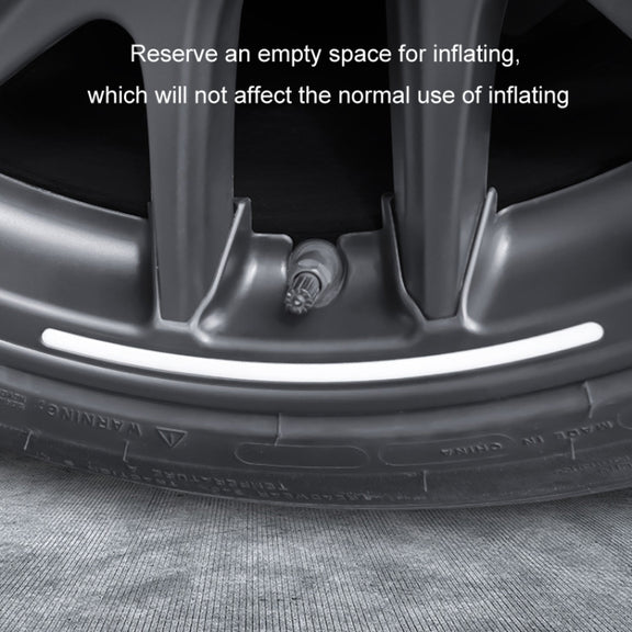 For 2024 Tesla Model 3 Half Hemming Luminous Hubcaps(4pcs/ Set)