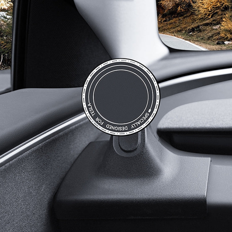 For 2024 Tesla Model 3 Left-hand Drive Air Outlet Magnetic Car Phone Holder(Dashboard Base)