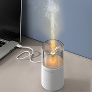 Candle Flame Aromatherapy Diffuser Automatic Scent Sprayer Mini Ambiance Candle Light Humidifier(129 Black)