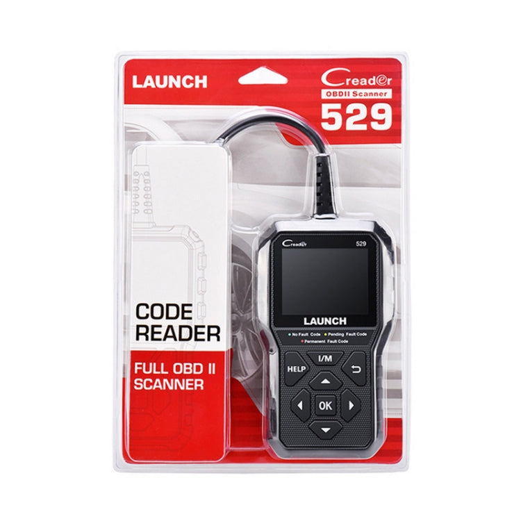 Launch Creader CR529 OBD2 Car Engine Fault Tester Code Scanner(Black)