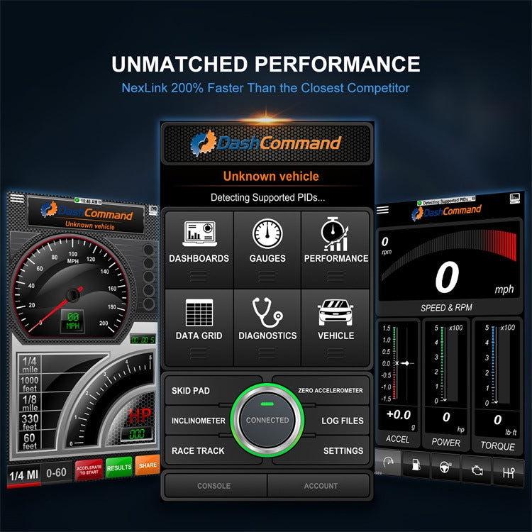 Nexas Bluetooth 5.0 OBD2 Diagnostic Scanner For IOS/Android
