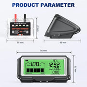 ANCEL 12V LED Car Battery Tester SOH/SOC Rechargeable Battery Analysis Tool