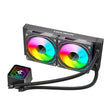 COOLMOON Glacier 240 Water Cooling Radiator Desktop ARGB Multi-Platform Integrated Lens CPU Water Cooling Fan, Color: Black - free shipping - PMC TechLife - Order now!