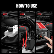 FOXSUR 25A 12V/24V Portable High-Power Car Ship Motorcycle Charger(US Plug)
