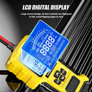 FOXSUR 12V/24V Automotive Lead-acid Battery Internal Resistance Rapid Analyzer(Yellow)