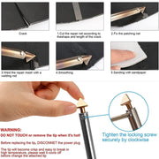 53pcs /Set Plastic Parts Repair Tool Car Bumper Restorating Kit Set, Specification: EU Plug