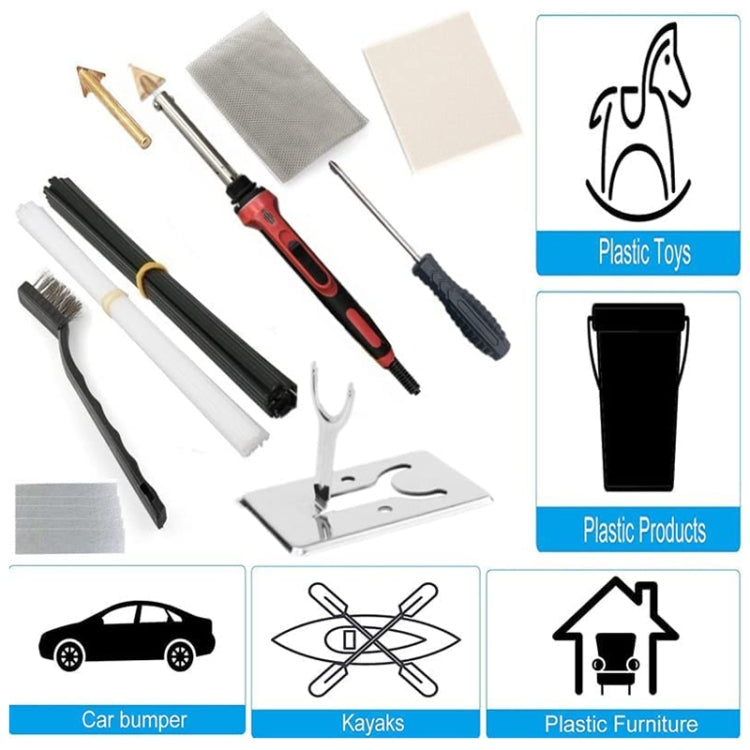 53pcs /Set Plastic Parts Repair Tool Car Bumper Restorating Kit Set, Specification: EU Plug