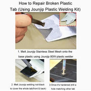 53pcs /Set Plastic Parts Repair Tool Car Bumper Restorating Kit Set, Specification: AU Plug