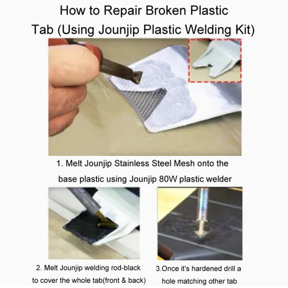 53pcs /Set Plastic Parts Repair Tool Car Bumper Restorating Kit Set, Specification: US Plug