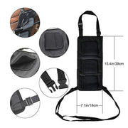 Car Back Seat Fishing Rod Strap Fixed Storage Bag(Black)