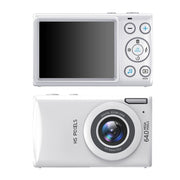 2.8-Inch Display Digital Camera 64MP 4K HD Camcorder With 18x Digital Zoom(White)
