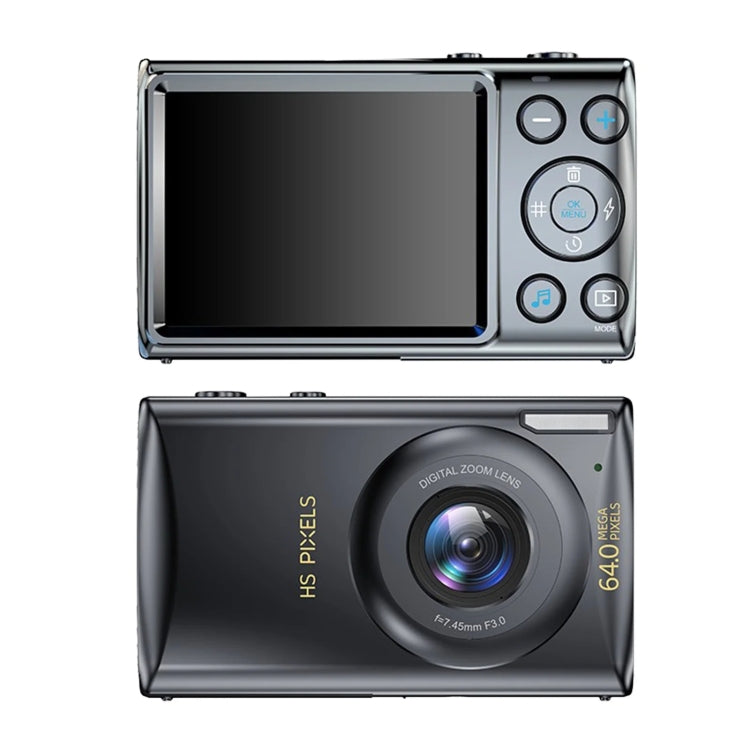 2.8-Inch Display Digital Camera 64MP 4K HD Camcorder With 18x Digital Zoom(Black)