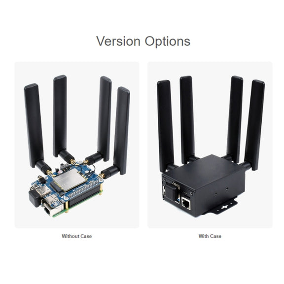 Waveshare SIM8262E-M2 5G HAT For Raspberry Pi, Quad Antennas 5G NSA, 5G/4G/3G Compatible(23254)