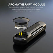 Solar Car Smart Spray Aromatherapy Machine Parking Sign(Gray)
