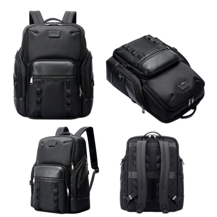 Bopai 61-123561 Large Capacity Business Trip Laptop Backpack(Black)