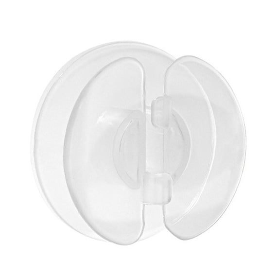 Multi-functional Data Cable Organizer Hole-free Plug Fixer Small Objects Hanger(Transparent)