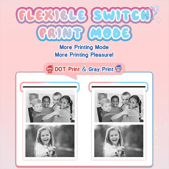 M8 2.4-Inch 1080P HD 2400W Pixel Dual-Camera Children Thermal Printing Camera, Color: Pink