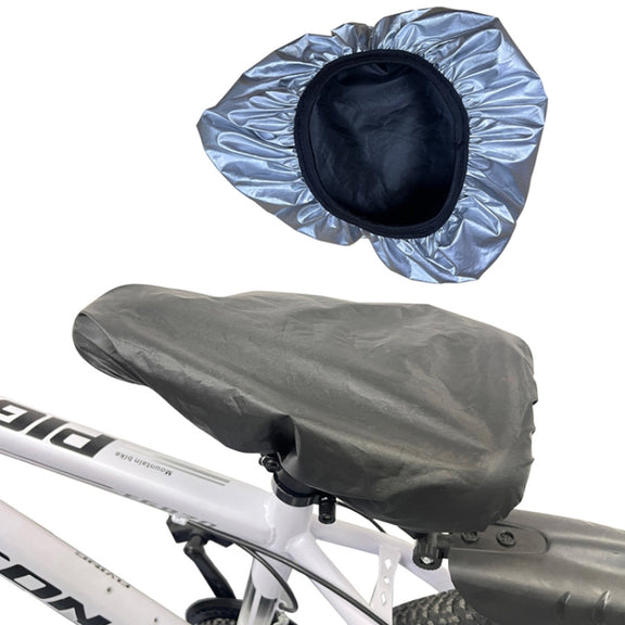 2pcs Bicycle Saddle Water-resistant Dustproof Sun Protection Cover(Universal Size)