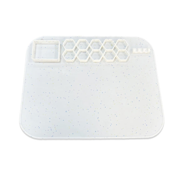 40 x 50cm Square Silicone Painting Pad  Art Mat for Drawing Clay(Color)