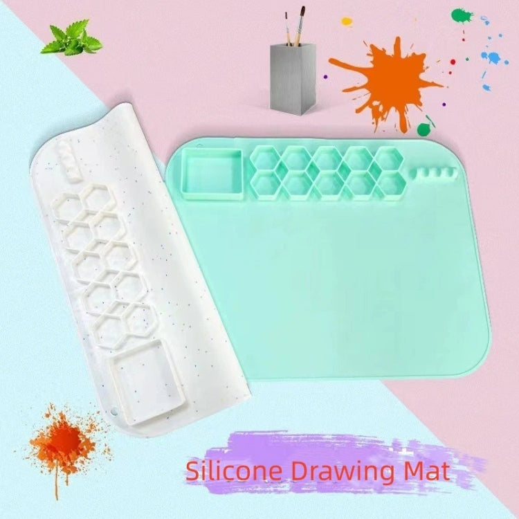 40 x 50cm Square Silicone Painting Pad  Art Mat for Drawing Clay(Color)