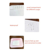 40 x 50cm Square Silicone Painting Pad  Art Mat for Drawing Clay(Sky Blue)