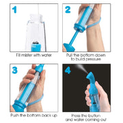 Portable Spray Hydrator Mini Home Air Pressure Spray Bottle(Red)
