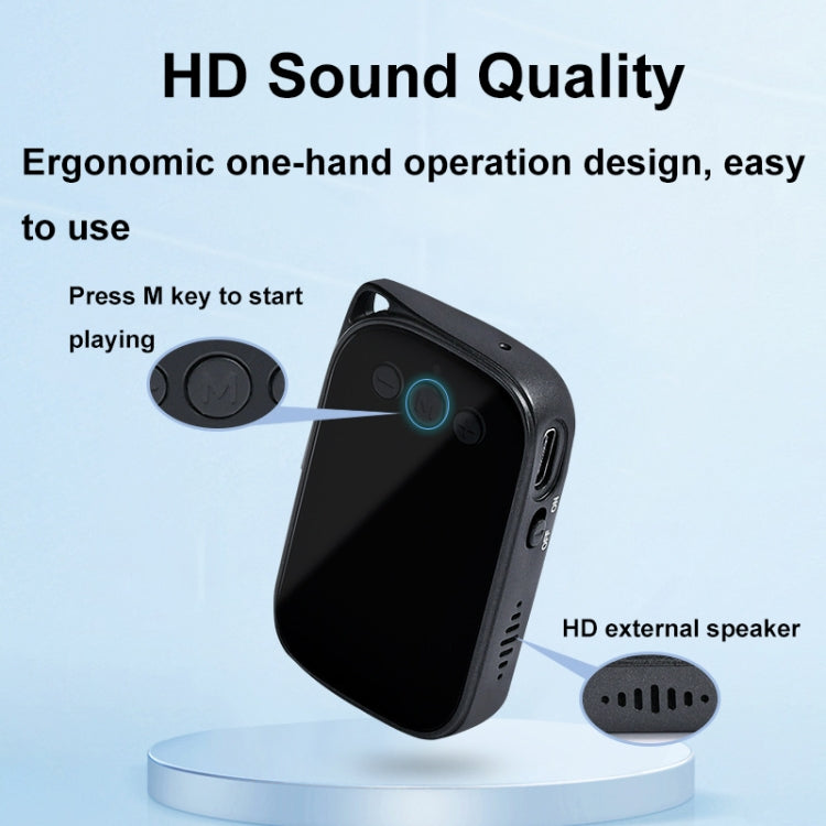 C20 HD Intelligent Noise Reduction Mini Recorder With OTG, Size: 16GB(Black)