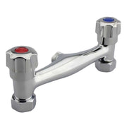 In-wall Dual Control Hot And Cold Water Faucet Bathroom Mixer Valve Shower Faucet, Specification: With Corner