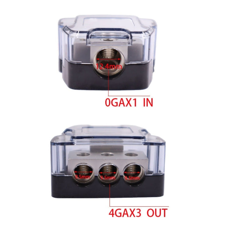 1 To 2 Car Audio Amplifier Modification Fuse Ground Box Hub