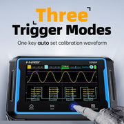 FNIRSI 2C53P Dual Channel Flat Panel Digital Oscilloscope Multimeter Signal Generator 3 In 1(Black)