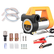 Small Portable Diesel Electric Self-Priming Oil Pump, Voltage: High Power 24v Forward And Reverse + 6m Tube