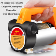 Small Portable Diesel Electric Self-Priming Oil Pump, Voltage: High Power 24v Forward And Reverse