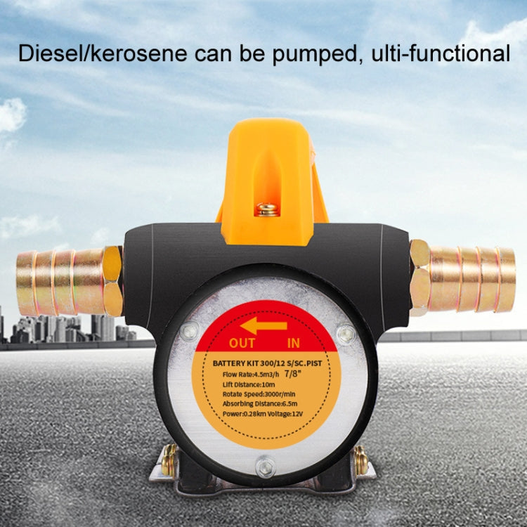 Small Portable Diesel Electric Self-Priming Oil Pump, Voltage: High Power 12v Forward And Reverse