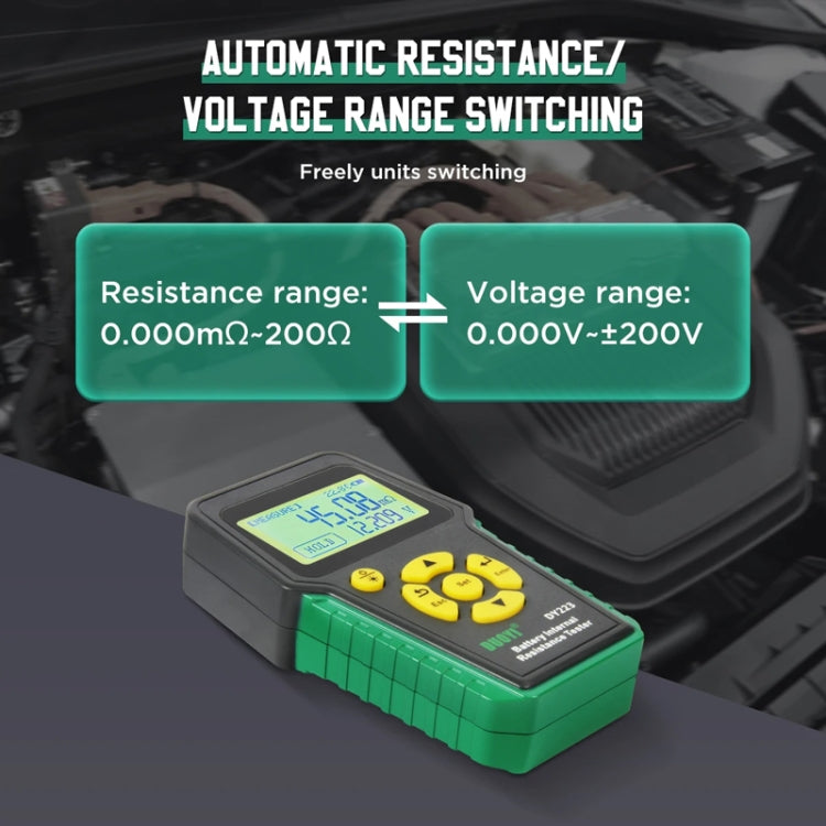 DUOYI DY223 Electrical Vehicle Voltage Testing And Fault Diagnostic Instrument(Test Clip+Guage Pen+Clip Base)