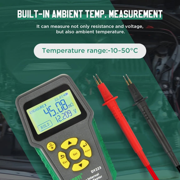 DUOYI DY223 Electrical Vehicle Voltage Testing And Fault Diagnostic Instrument(Test Clip+Guage Pen+Clip Base)