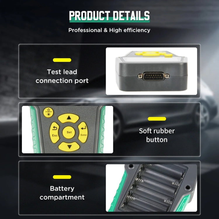 DUOYI DY223 Electrical Vehicle Voltage Testing And Fault Diagnostic Instrument(Test Clip+Guage Pen+Clip Base)