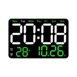 Multifunctional LED Digital Display Electronic Wall Clock Living Room Silent Alarm Clock, Color: Green - Wall Clock by PMc TechLife | Online Shopping South Africa | PMc TechLife | Buy Now Pay Later Mobicred