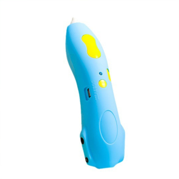 Infrared Sensing Low-temperature 3D Printing Pen Children DIY Graffiti Painting Pen(1000 mAh-Blue)