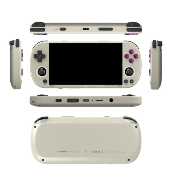 Trimui Smart Pro 4.96 Inch IPS Screen Handheld Game Console Open Source Linux System 64G(Grey)