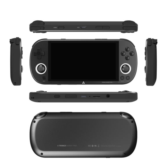 Trimui Smart Pro 4.96 Inch IPS Screen Handheld Game Console Open Source Linux System 128G(Black)